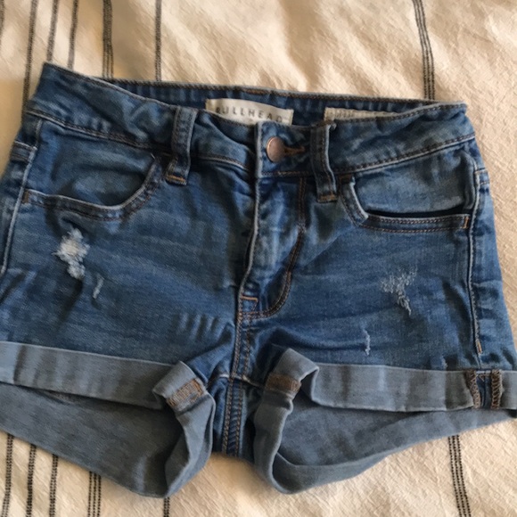 4 pairs of denim shorts sz 00 - Picture 7 of 16